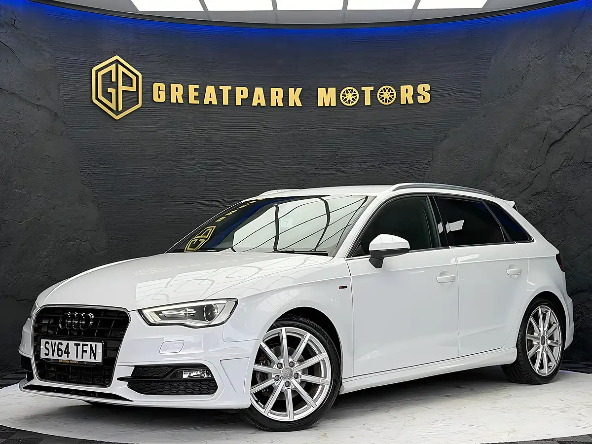 Used 2014 Audi A3 S Line White - Front View