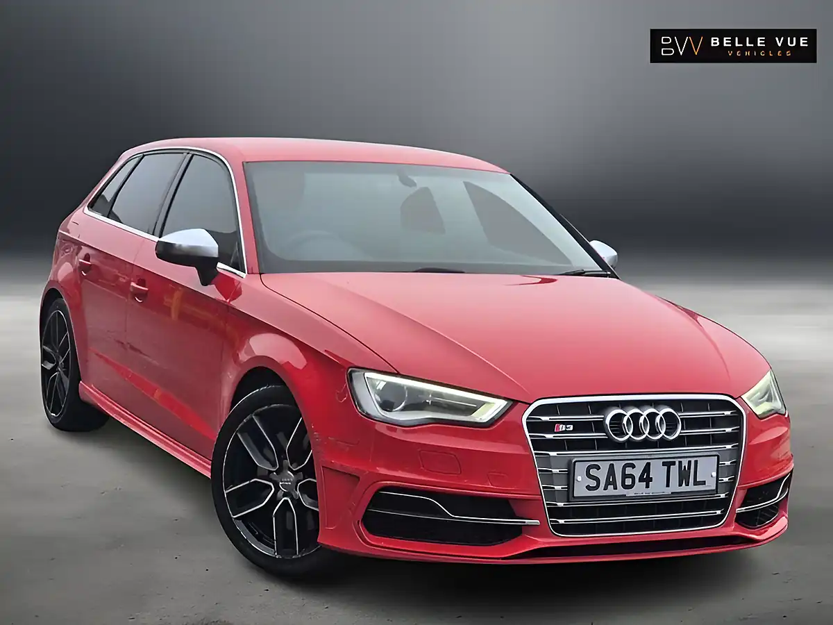 Used 2014 Audi A3 S3 Sportback Brilliant Red - Front View