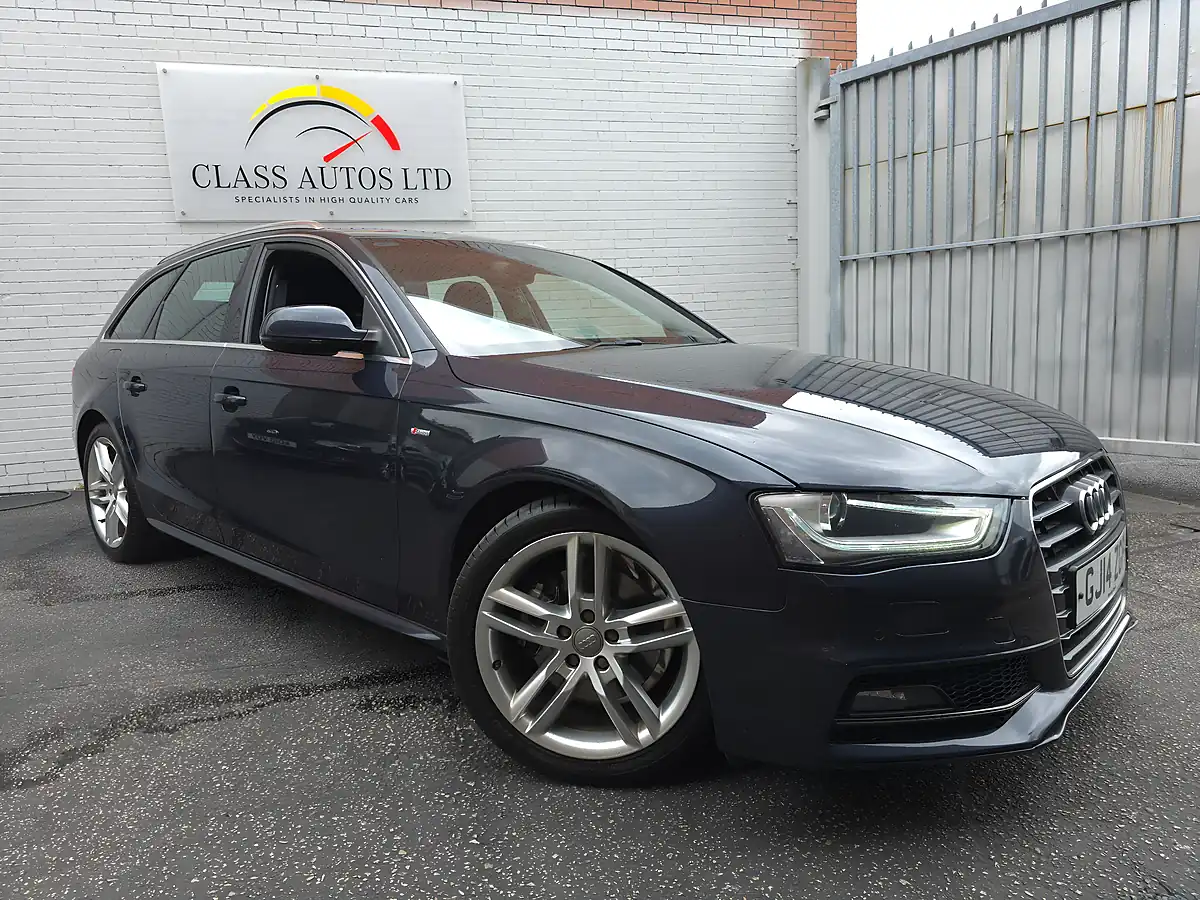 Used 2014 Audi A4 Avant S Line Blue - Front View
