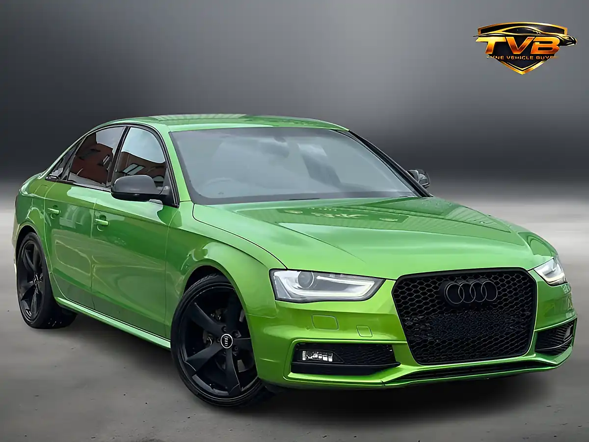 Used 2014 Audi A4 Black Edition Java Green - Front View