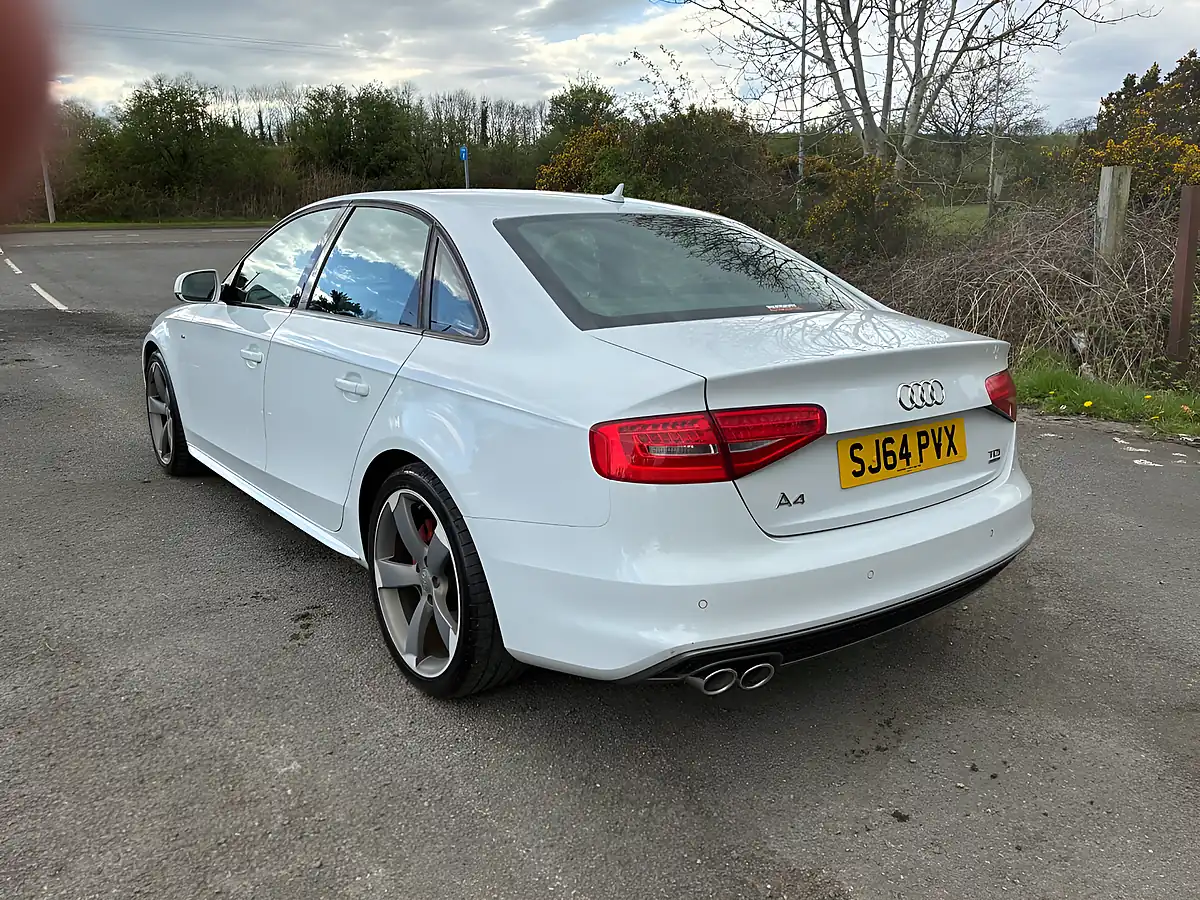 Used 2014 Audi A4 Black Edition S Line White - Interior and Exterior details 4