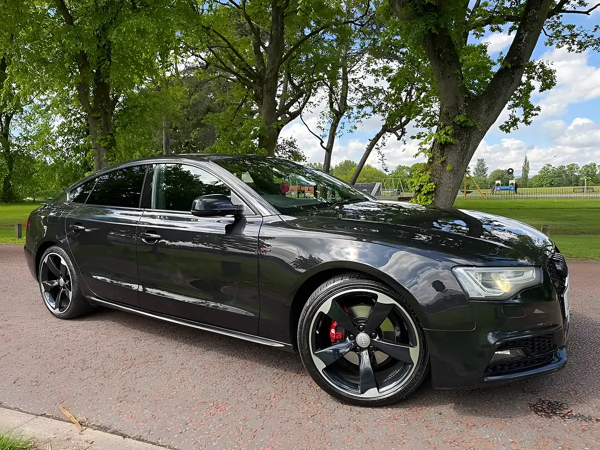 Used 2014 Audi A5 Black Edition Sportback Black - Front View