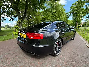 Used 2014 Audi A5 Black Edition Sportback Black - Interior and Exterior details 3