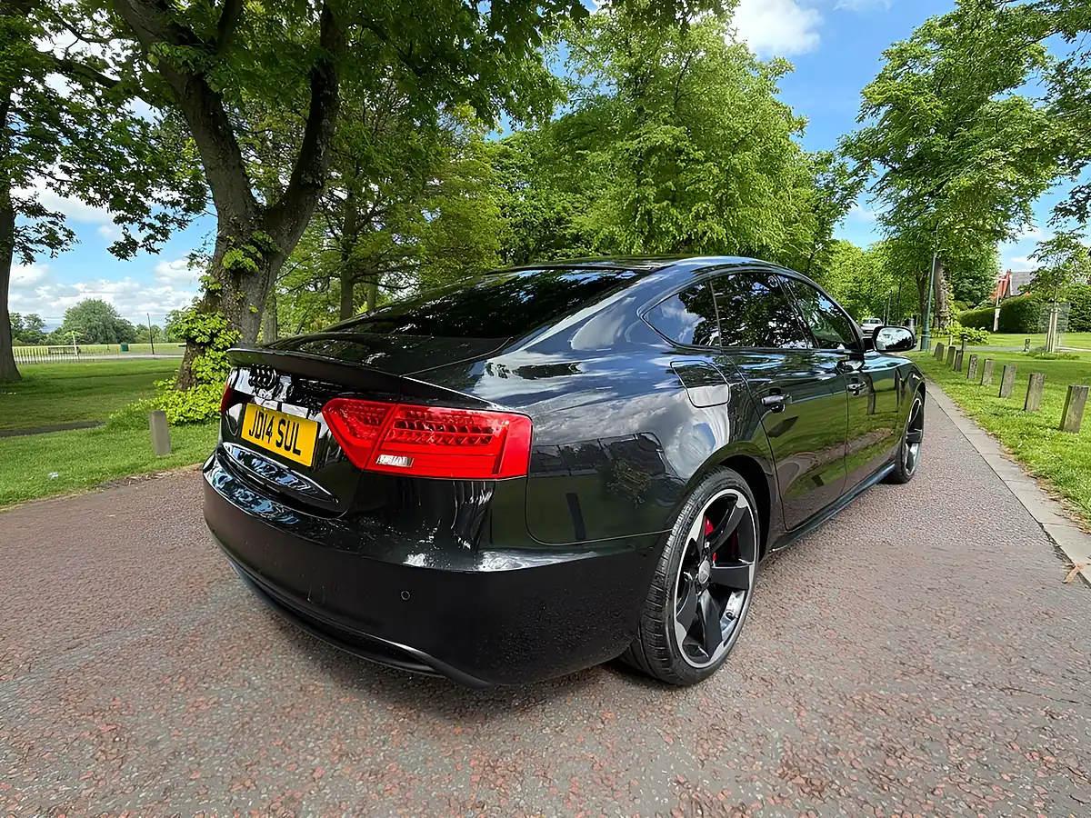 Used 2014 Audi A5 Black Edition Sportback Black - Interior and Exterior details 3