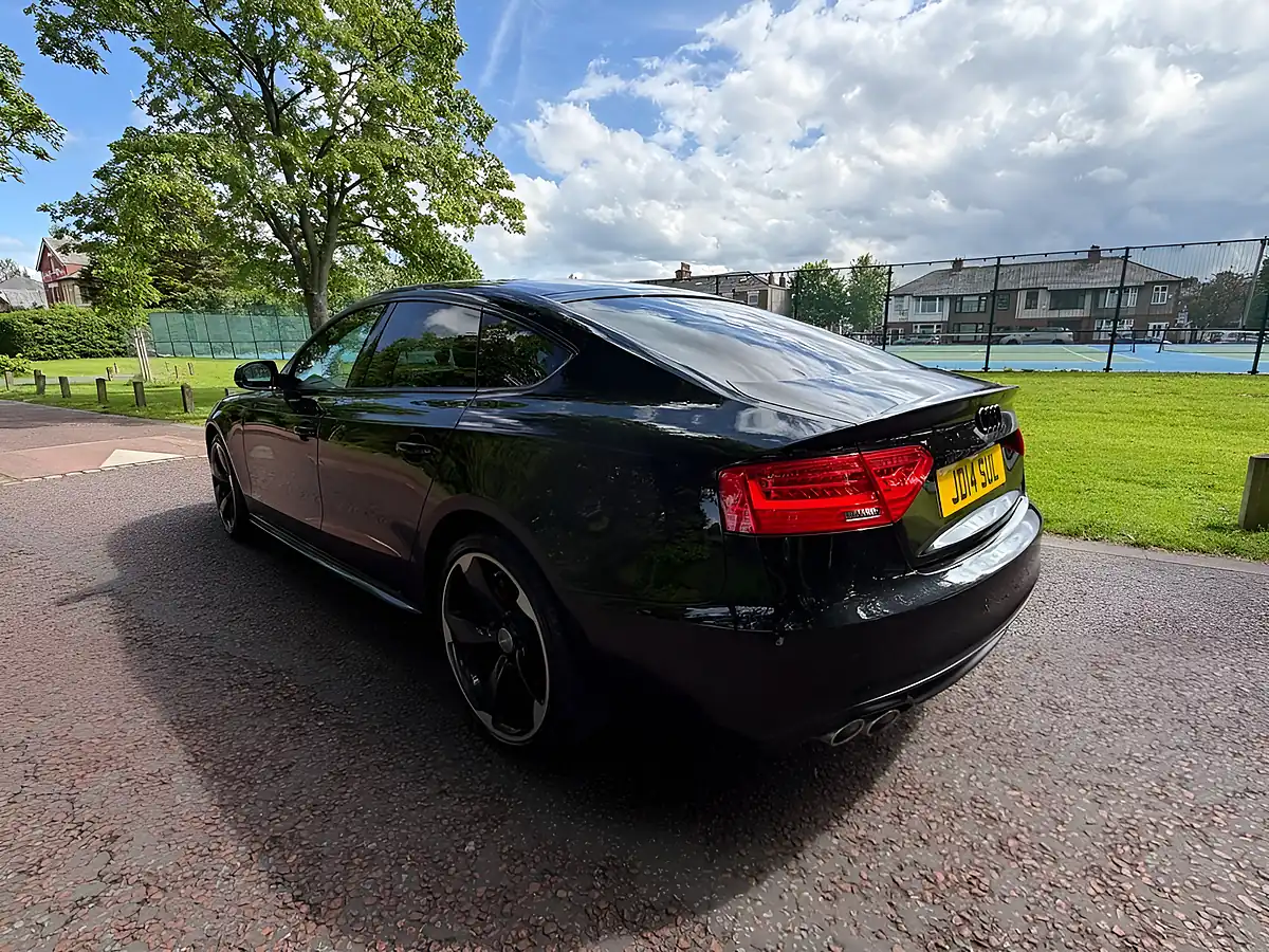 Used 2014 Audi A5 Black Edition Sportback Black - Interior and Exterior details 5