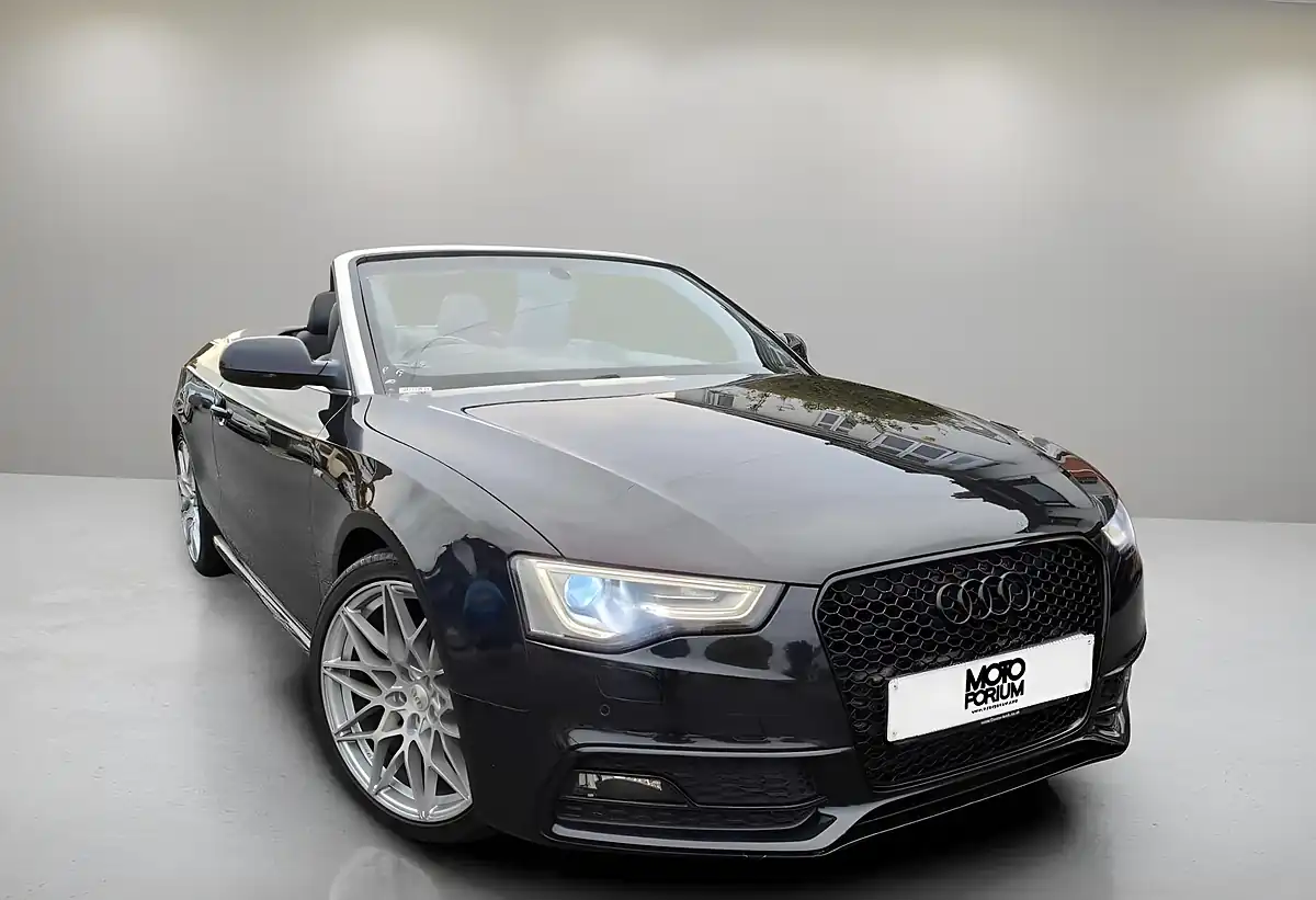 Used 2014 Audi A5 Cabriolet S Line Special Edition Black - Front View