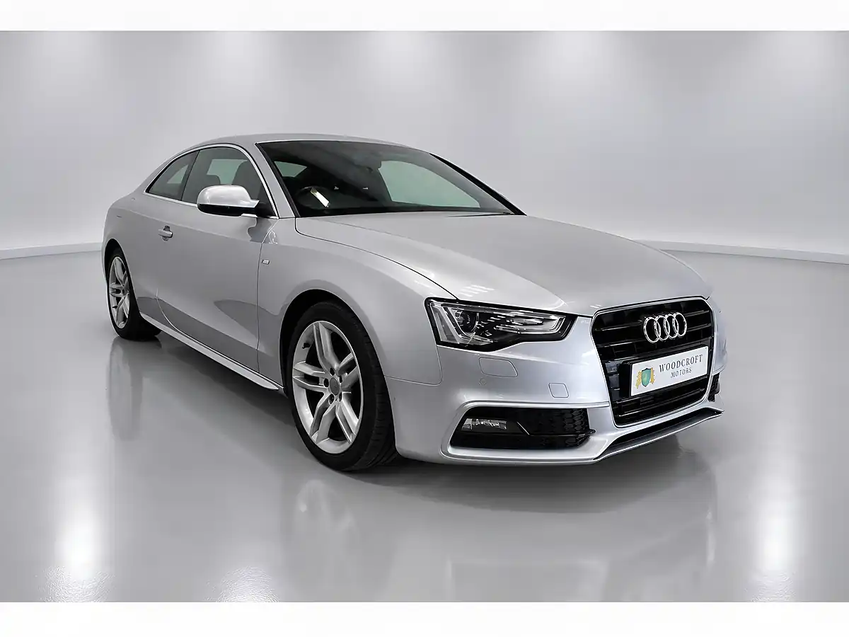 Used 2014 Audi A5 S Line Silver - Front View