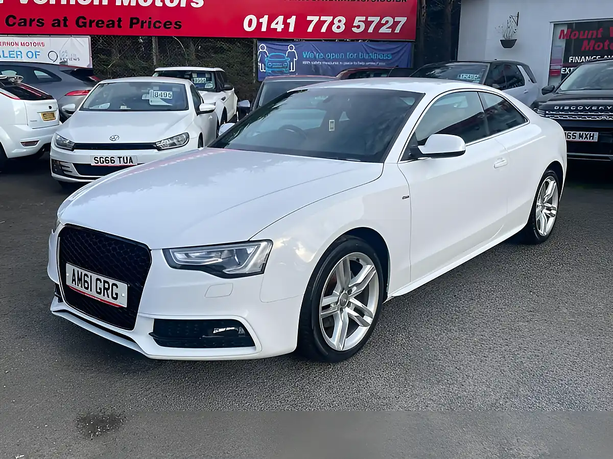 Used 2014 Audi A5 S Line White - Interior and Exterior details 2