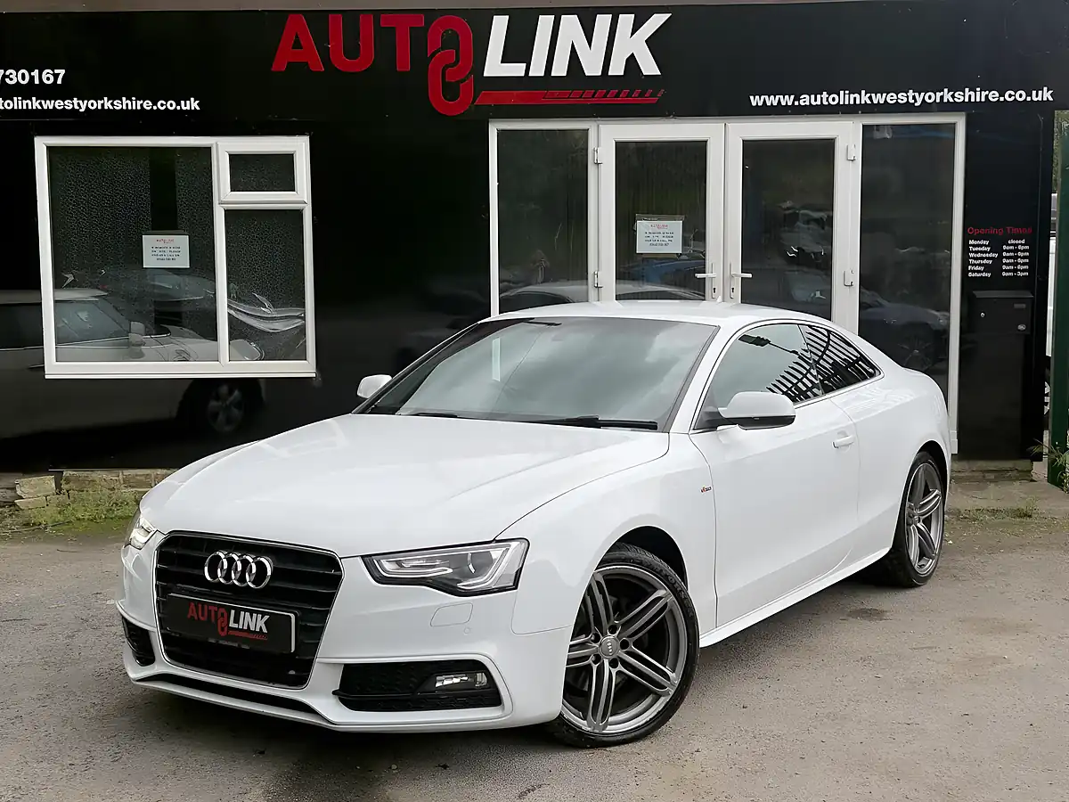 Used 2014 Audi A5 S Line White - Front View