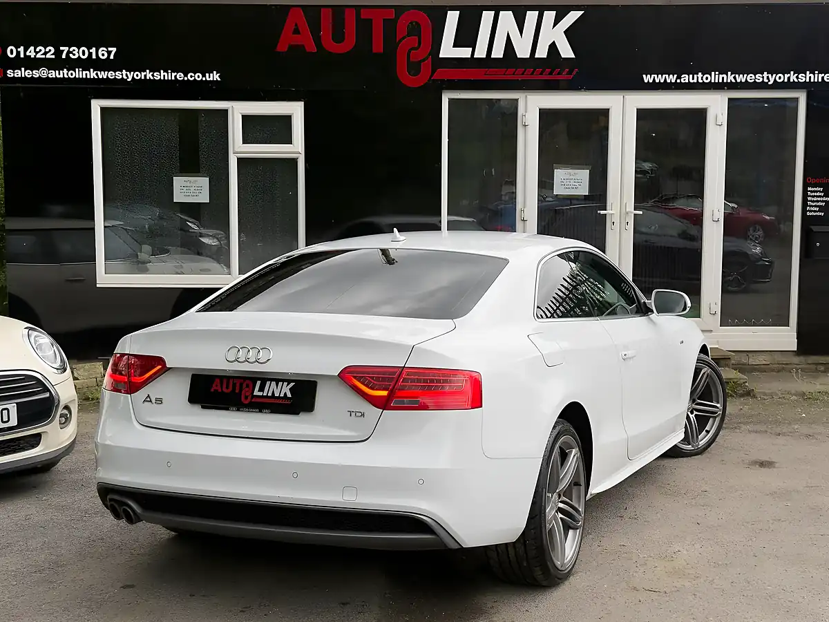 Used 2014 Audi A5 S Line White - Interior and Exterior details 5