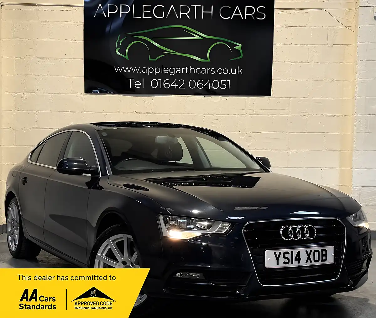 Used 2014 Audi A5 Se Technik Blue - Front View
