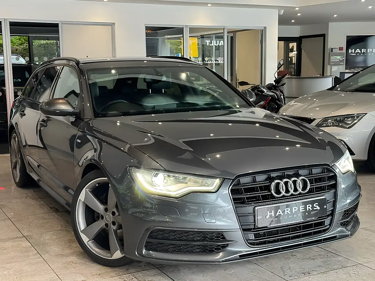 Used 2014 Audi A6 Avant Black Edition Grey - Front View