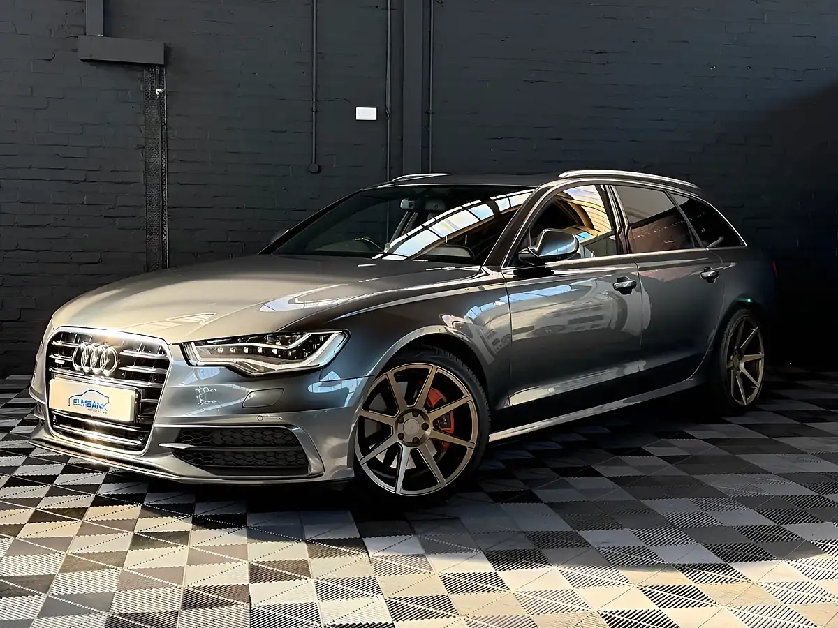 Used 2014 Audi A6 Avant S Line Metallic Grey - Front View