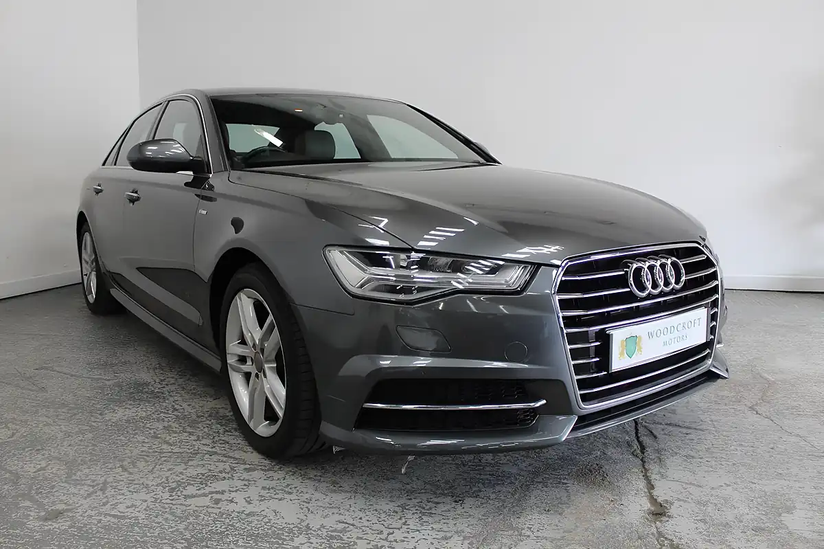 Used 2014 Audi A6 S Line Grey - Front View