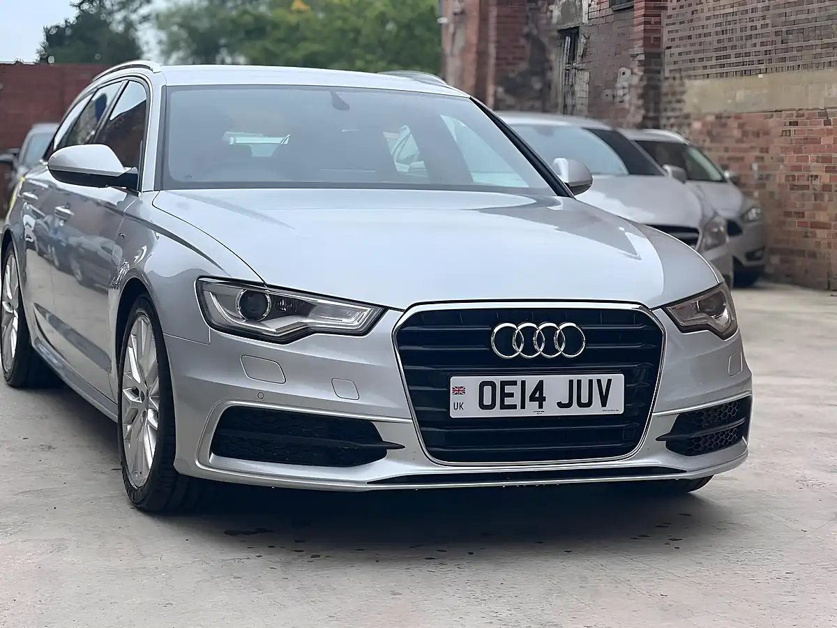 Used 2014 Audi A6 S Line Silver - Front View