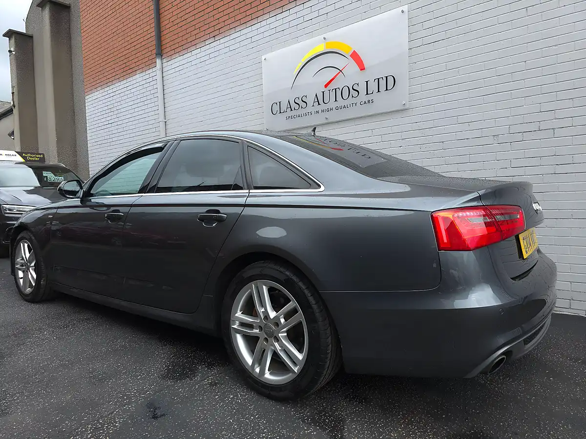 Used 2014 Audi A6 Saloon S Line Grey - Interior and Exterior details 4