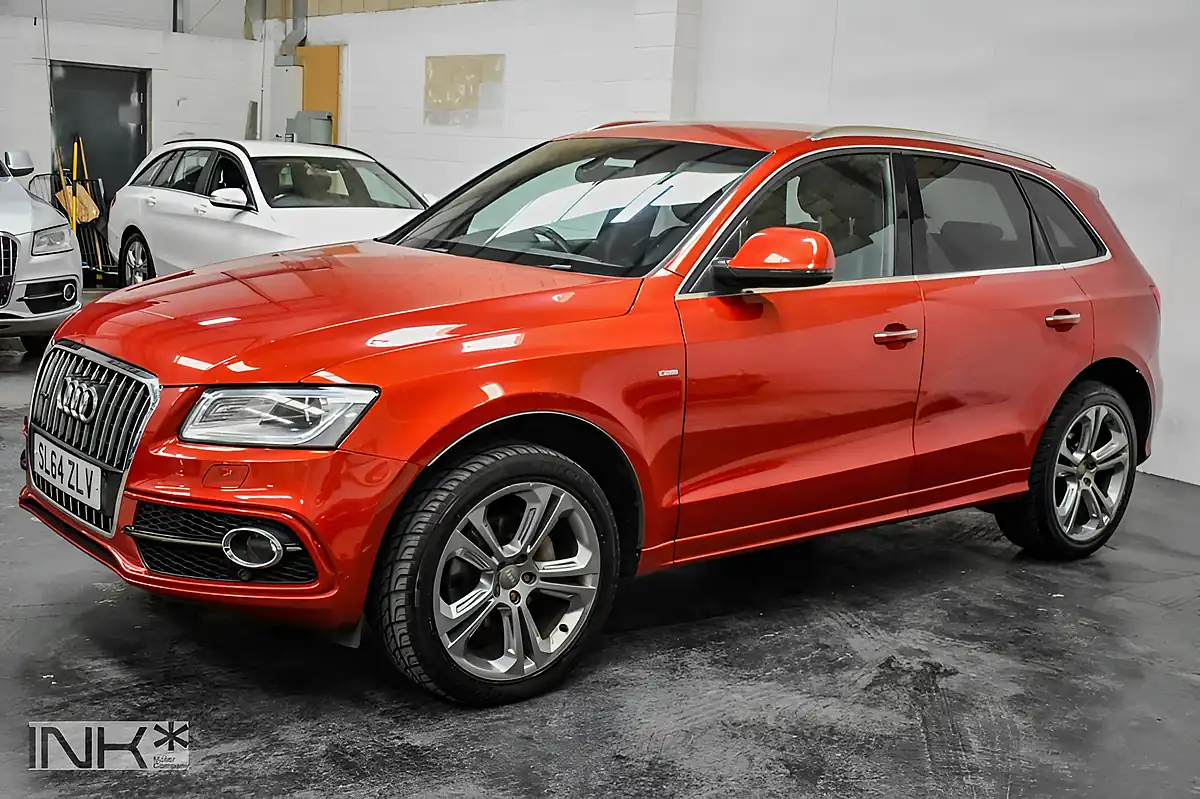 Used 2014 Audi Q5 S Line Plus Red - Interior and Exterior details 5