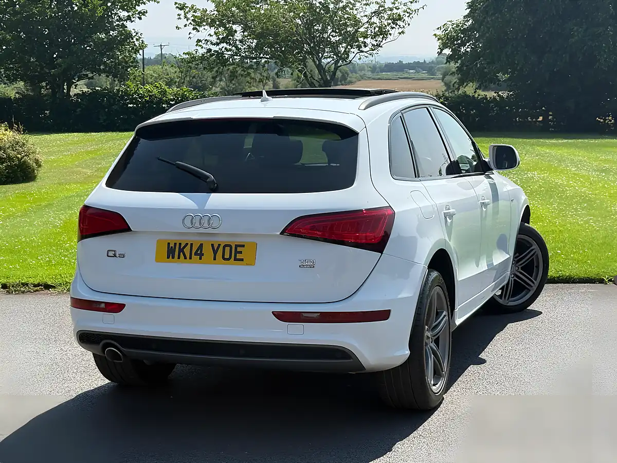 Used 2014 Audi Q5 S-Line Plus White - Interior and Exterior details 7