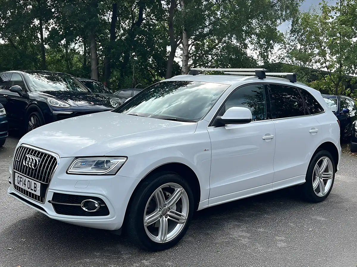 Used 2014 Audi Q5 S Line Plus White - Interior and Exterior details 2