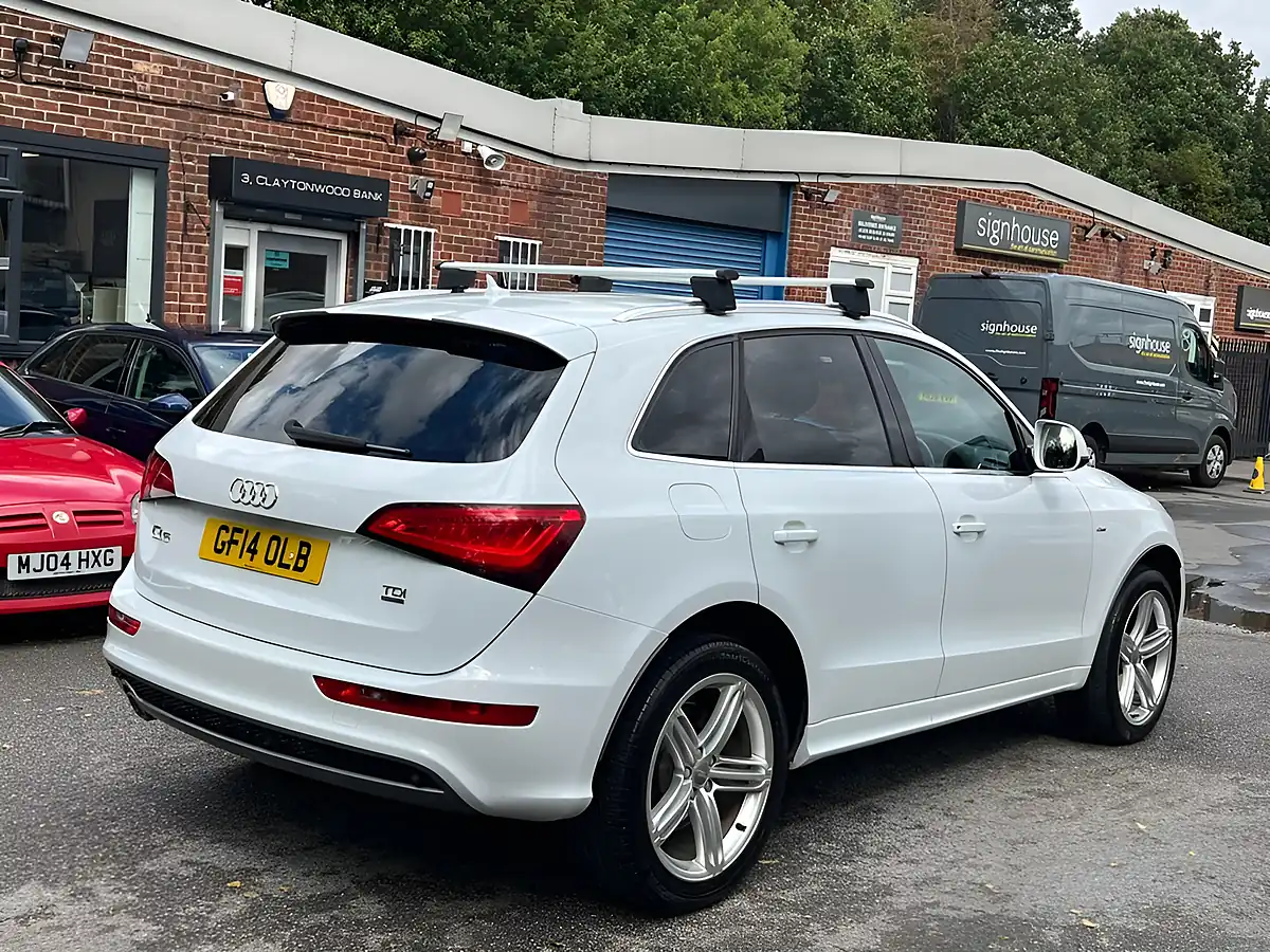 Used 2014 Audi Q5 S Line Plus White - Interior and Exterior details 3