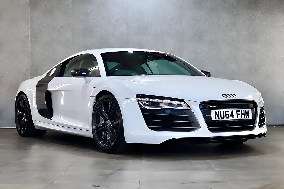 Used 2014 Audi R8 Plus White - Interior and Exterior details 4