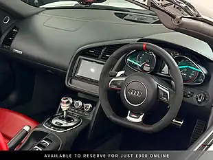 Used 2014 Audi R8 Spyder S Tronic Quattro White - Interior and Exterior details 16