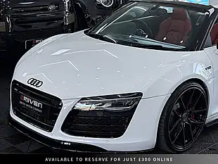 Used 2014 Audi R8 Spyder S Tronic Quattro White - Interior and Exterior details 4