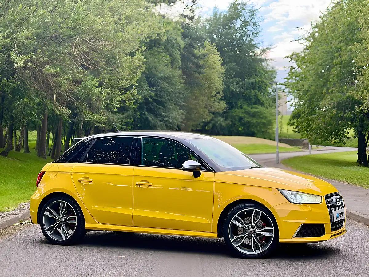 Used 2014 Audi S1 Sportback Quattro Yellow - Front View