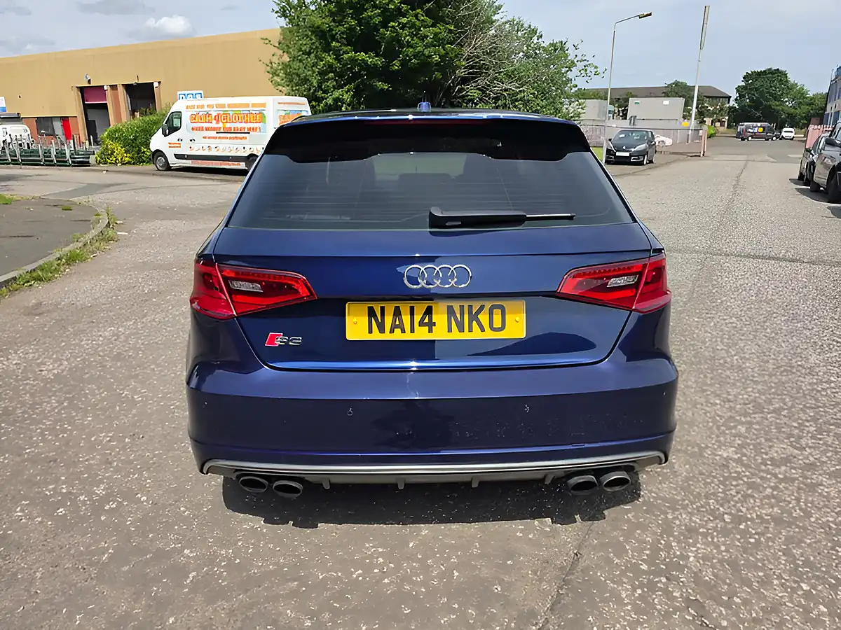 Used 2014 Audi S3 Sportback Blue - Interior and Exterior details 9