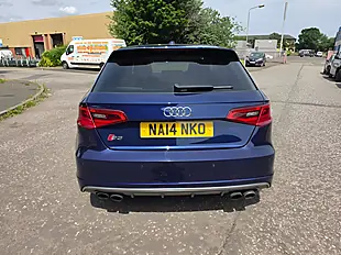 Used 2014 Audi S3 Sportback Blue - Interior and Exterior details 9
