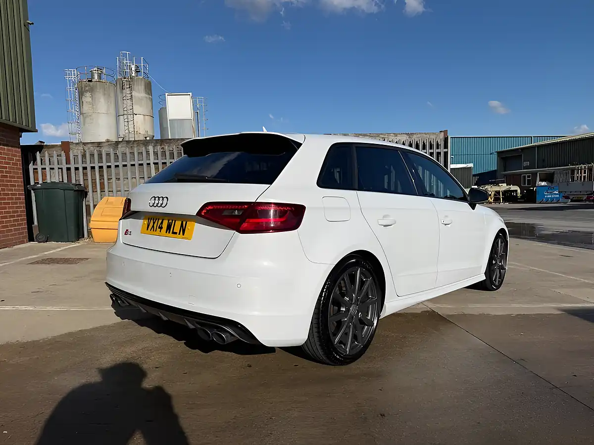 Used 2014 Audi S3 Sportback White - Interior and Exterior details 2