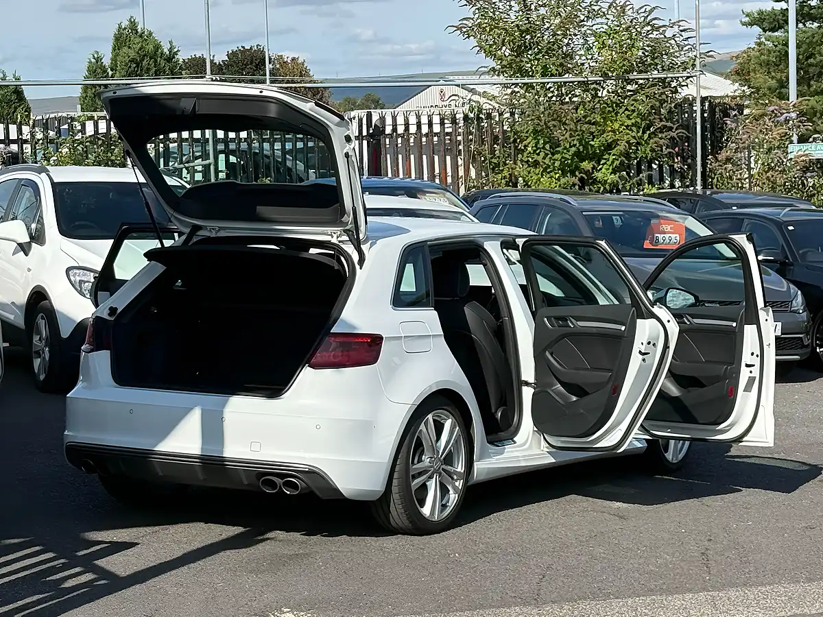 Used 2014 Audi S3 Sportback White - Interior and Exterior details 2