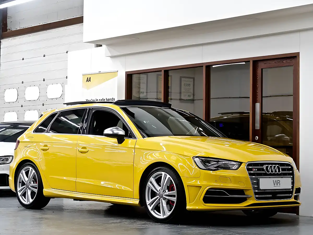 Used 2014 Audi S3 Sportback Yellow - Front View