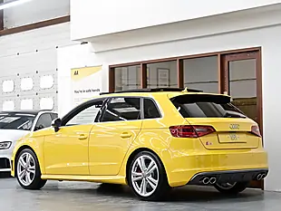 Used 2014 Audi S3 Sportback Yellow - Interior and Exterior details 3