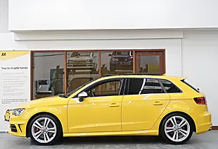 Used 2014 Audi S3 Sportback Yellow - Interior and Exterior details 4