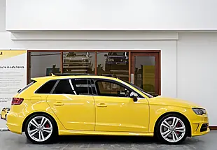 Used 2014 Audi S3 Sportback Yellow - Interior and Exterior details 6