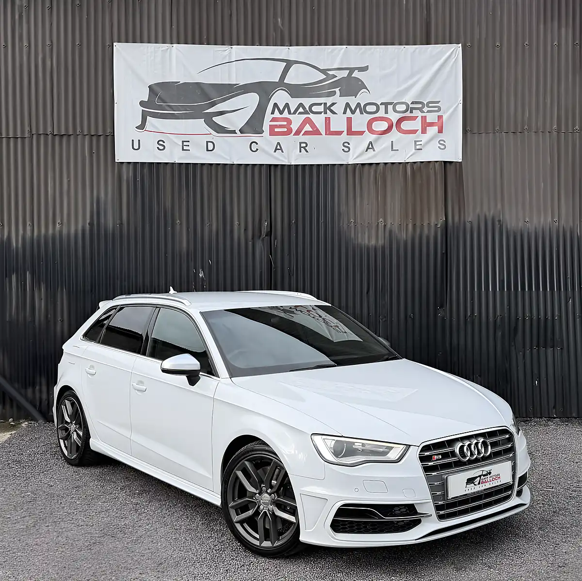 Used 2014 Audi S3 White - Front View