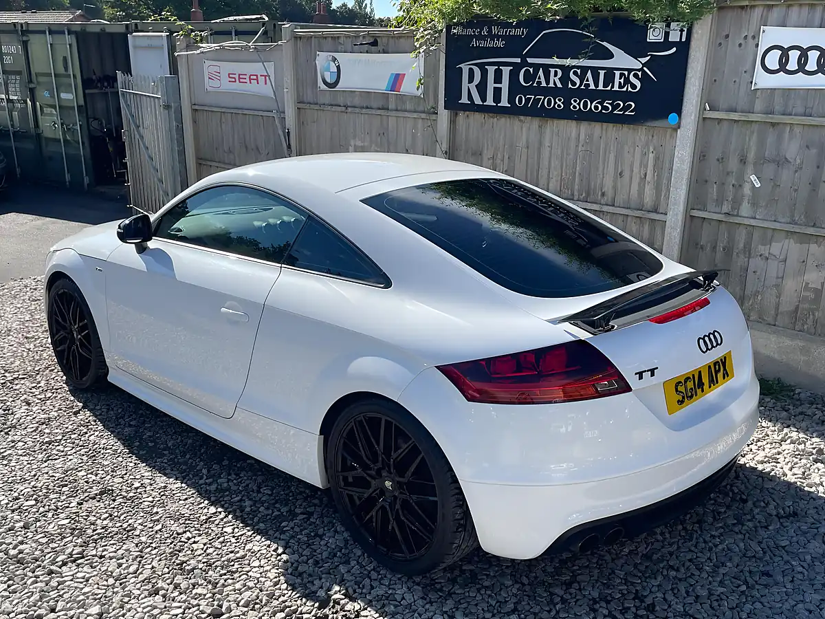 Used 2014 Audi Tt S Line White - Interior and Exterior details 7