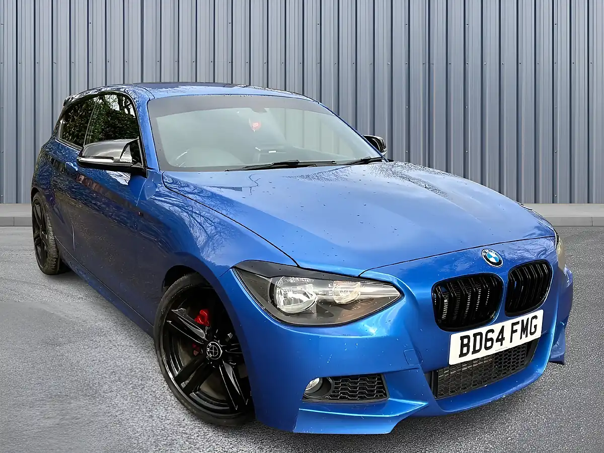Used 2014 BMW 1 Series M Sport Blue - Front View