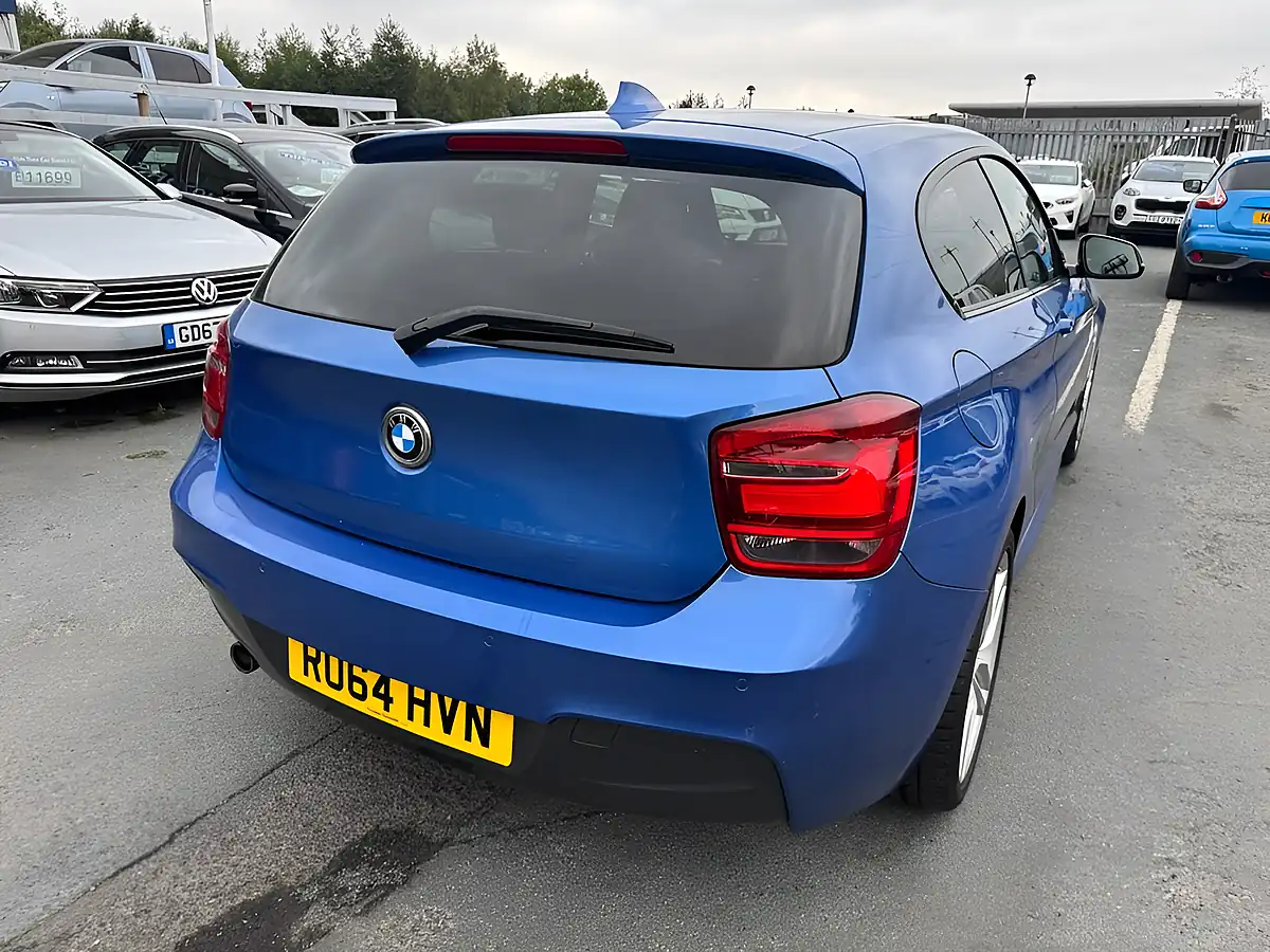 Used 2014 BMW 1 Series M Sport Blue - Interior and Exterior details 10