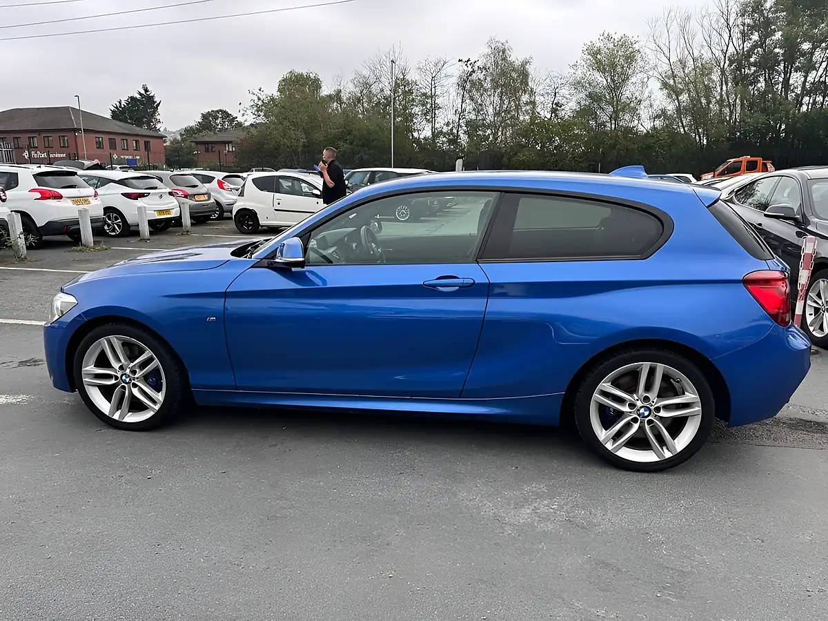 Used 2014 BMW 1 Series M Sport Blue - Interior and Exterior details 4