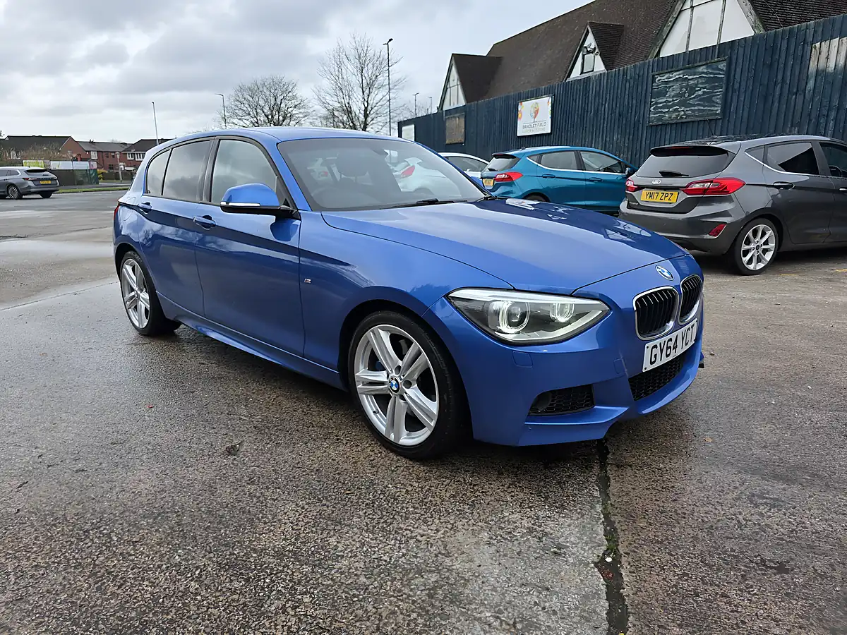 Used 2014 BMW 1 Series M Sport Blue - Interior and Exterior details 2