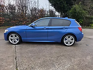 Used 2014 BMW 1 Series M Sport Blue - Interior and Exterior details 4