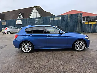 Used 2014 BMW 1 Series M Sport Blue - Interior and Exterior details 5