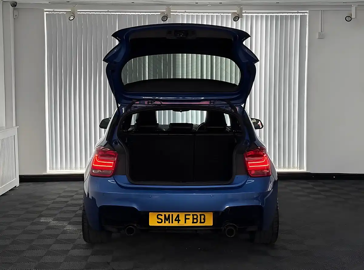 Used 2014 BMW 1 Series M Sport Estoril Blue - Interior and Exterior details 10