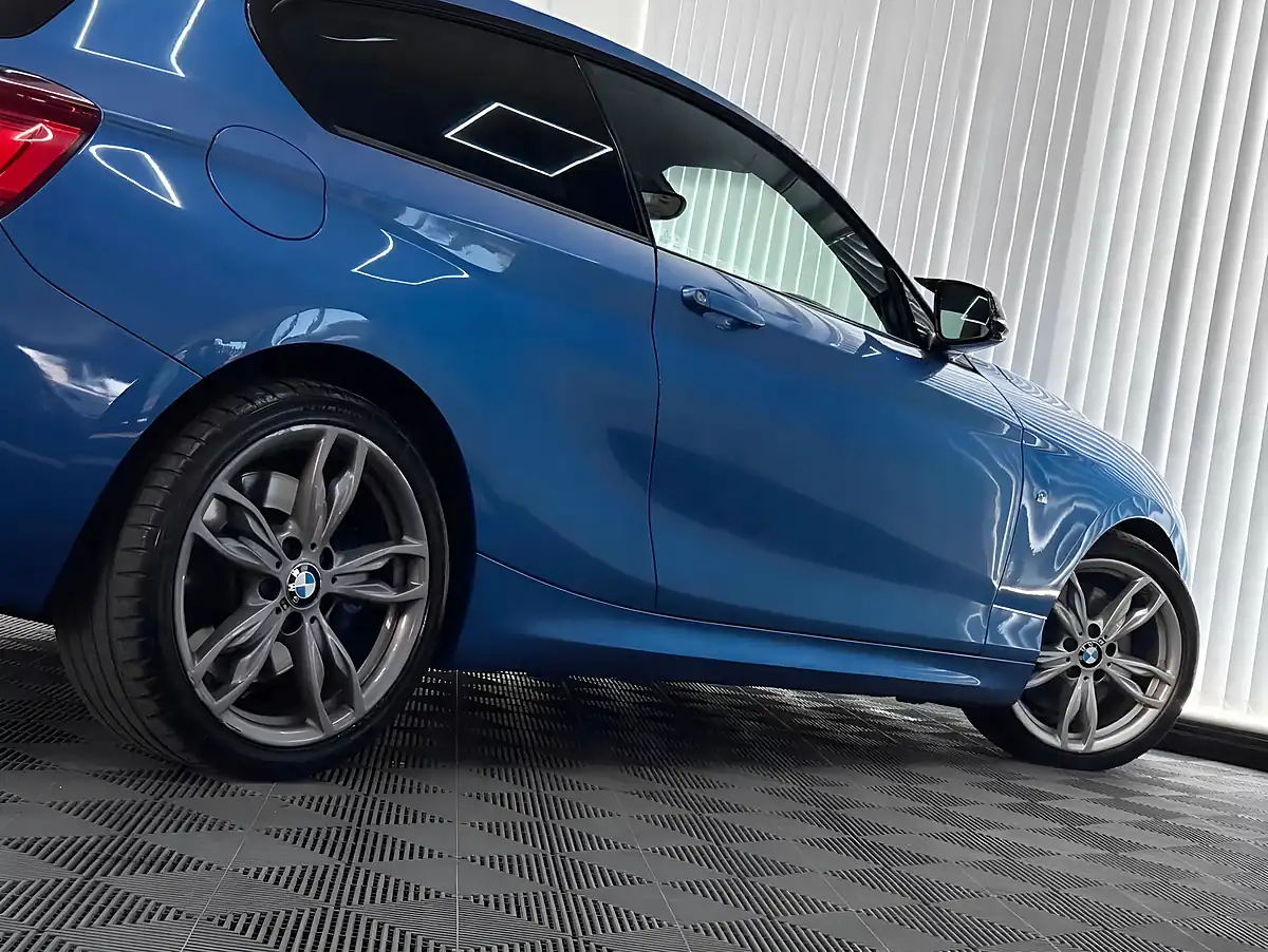 Used 2014 BMW 1 Series M Sport Estoril Blue - Interior and Exterior details 11