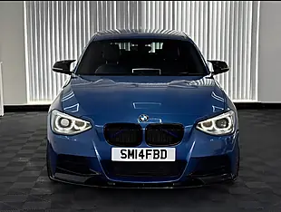 Used 2014 BMW 1 Series M Sport Estoril Blue - Interior and Exterior details 6