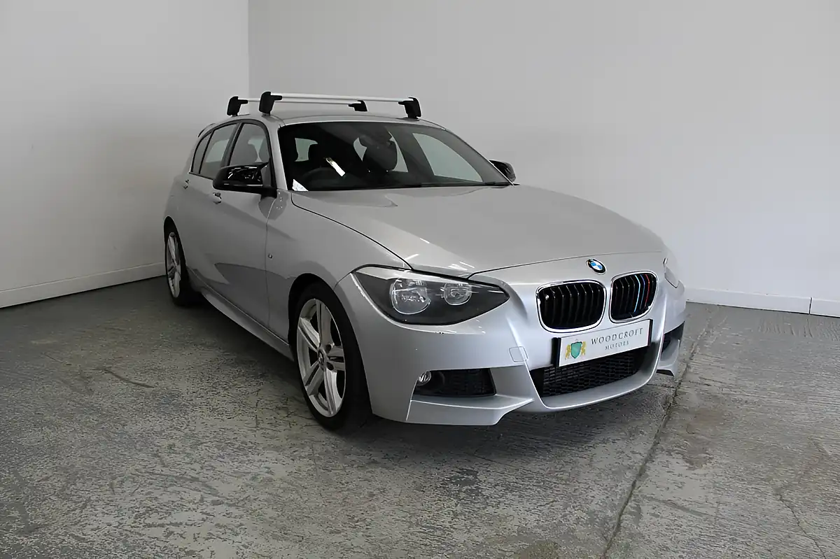 Used 2014 BMW 1 Series M Sport Silver - Front View