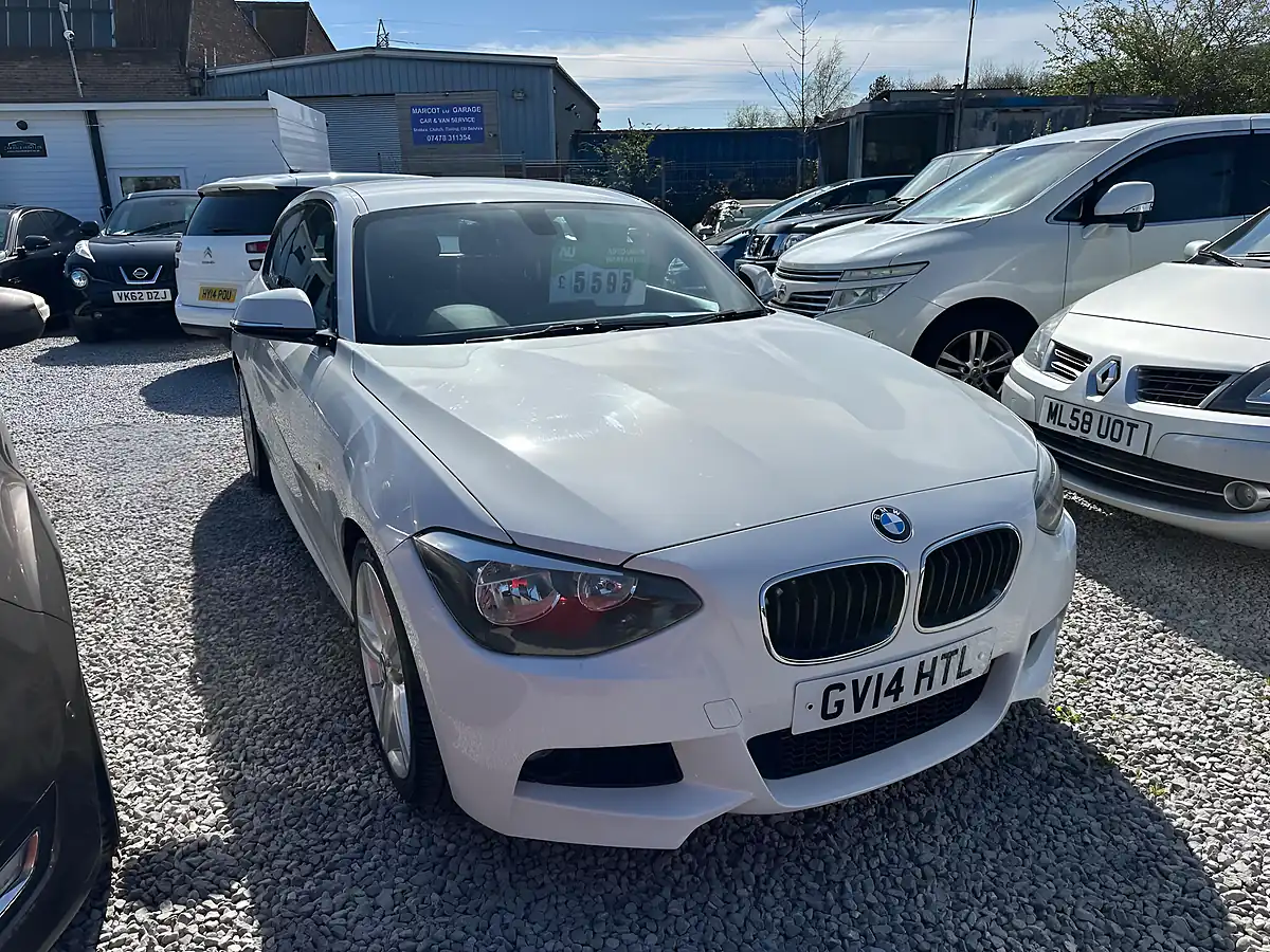 Used 2014 BMW 1 Series M Sport White - Front View