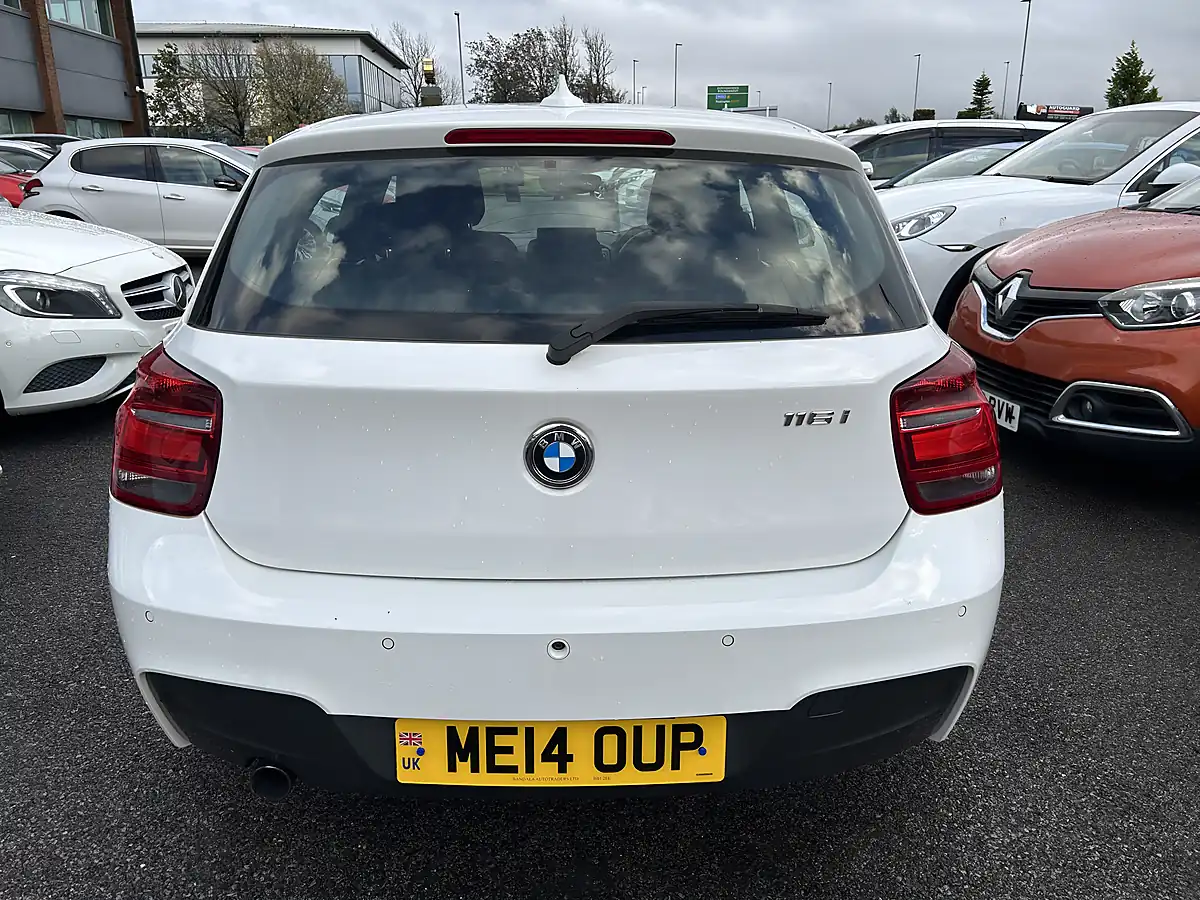 Used 2014 BMW 1 Series M Sport White - Interior and Exterior details 8